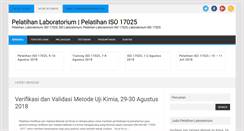 Desktop Screenshot of pelatihanlaboratorium.com